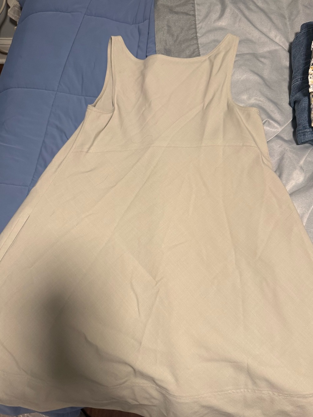 Theory Cream A-Line Mini Dress